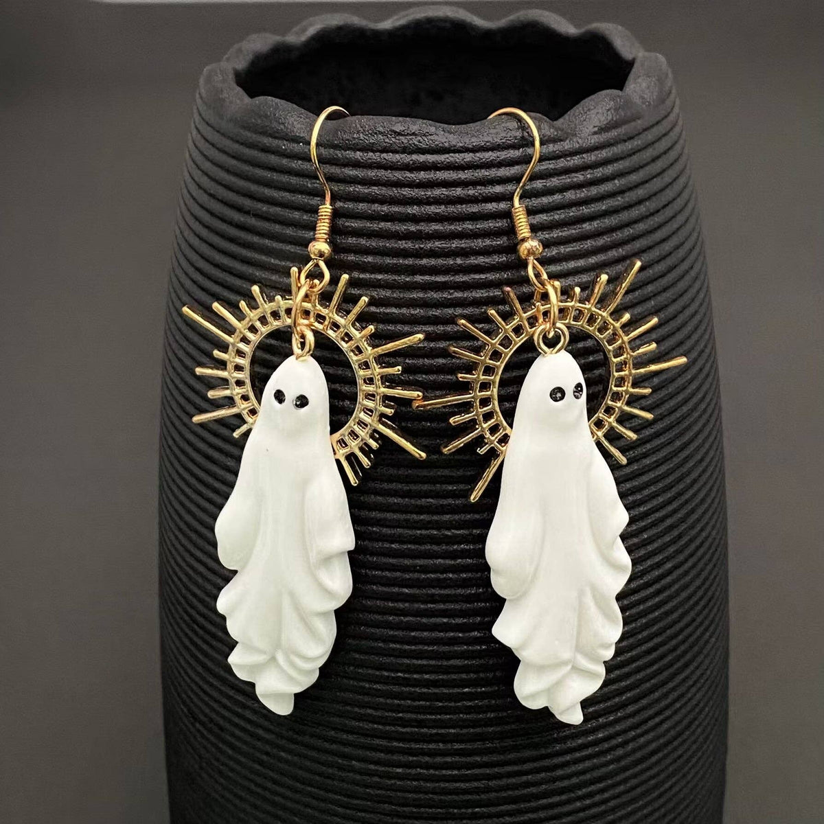 Halloween Jewelry Ghost Dangle Earrings