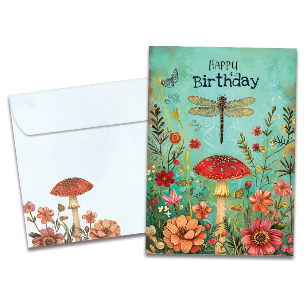 - Dragonfly Toadstool | Birthday Cards |