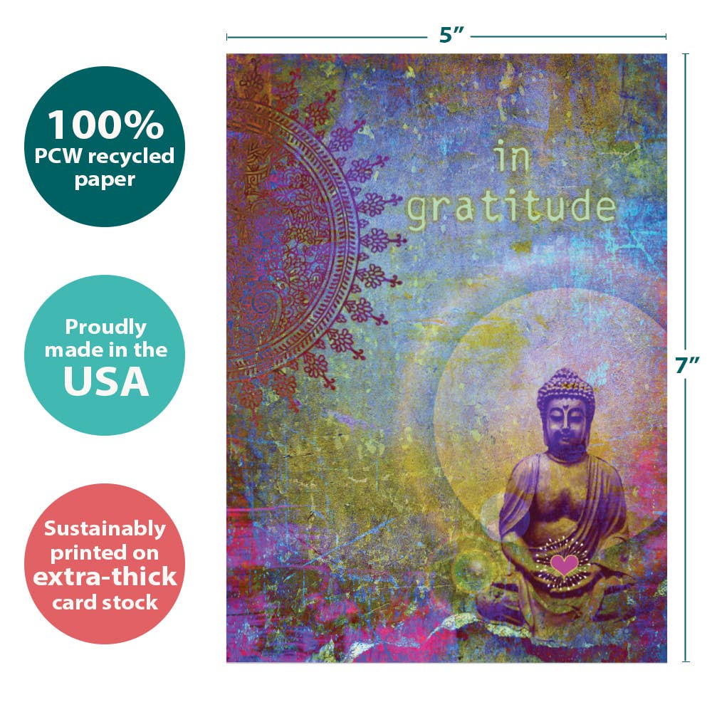 - Gratitude Buddha |  Thank You Cards |