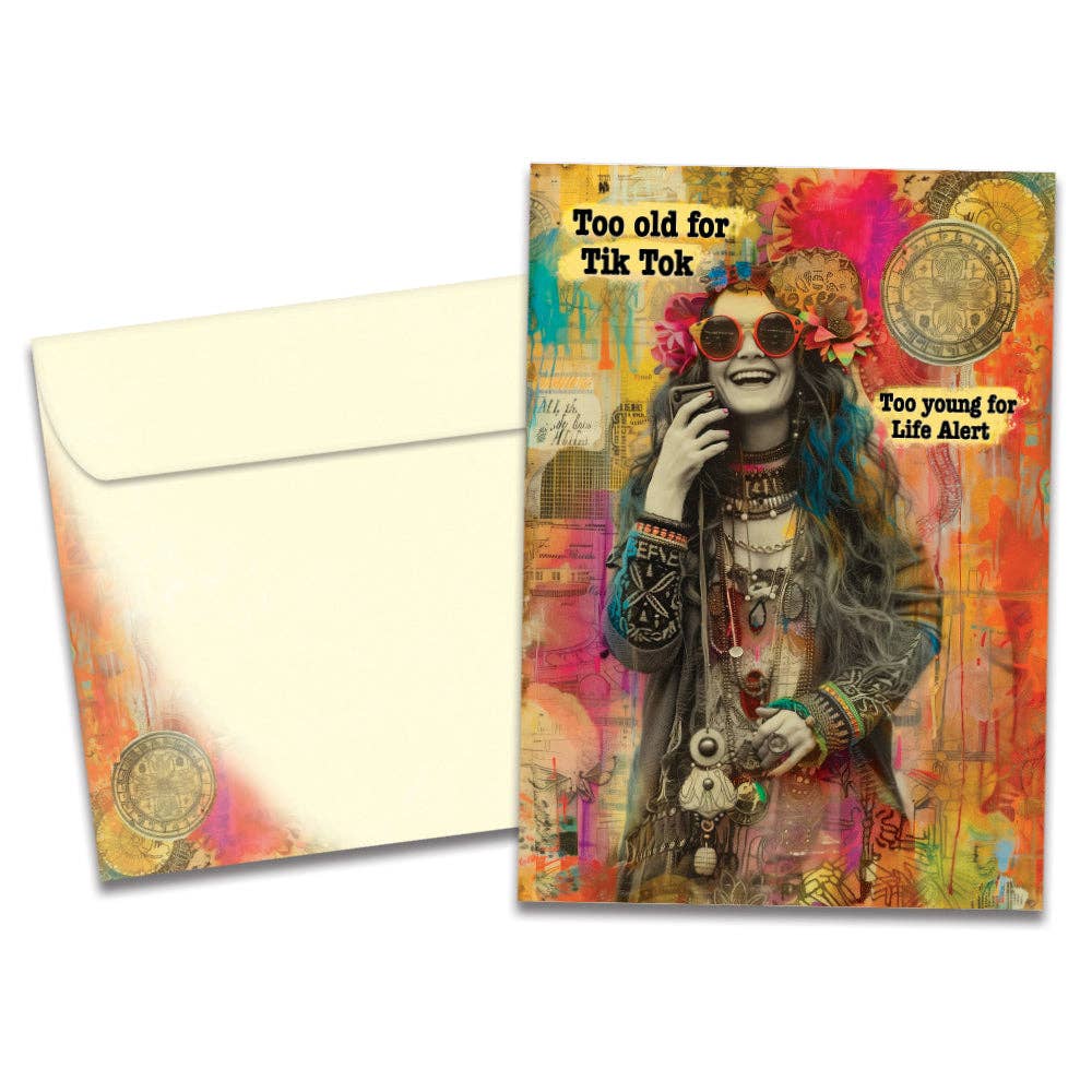 - Timeless Hippie |Birthday Greeting Cards |