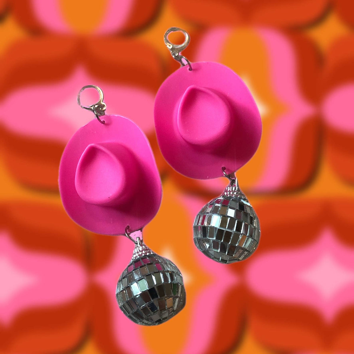 Disco cowgirl earrings / Nashville / disco