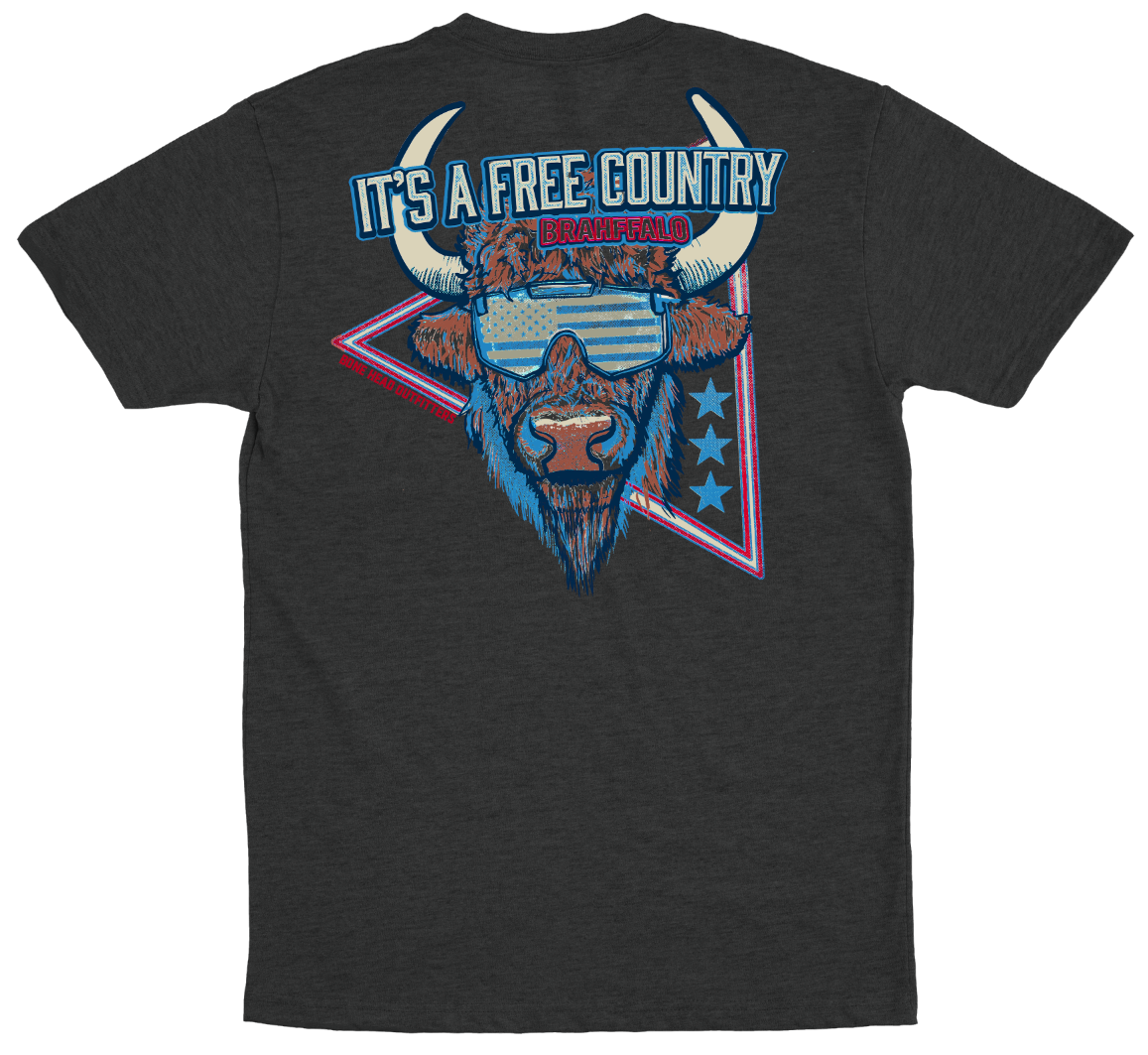Men's Bone Head Outfitters Free County T-shirt