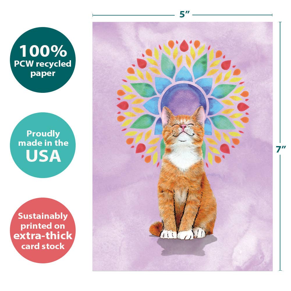 - Good Vibes Cat | Just Because Cards |