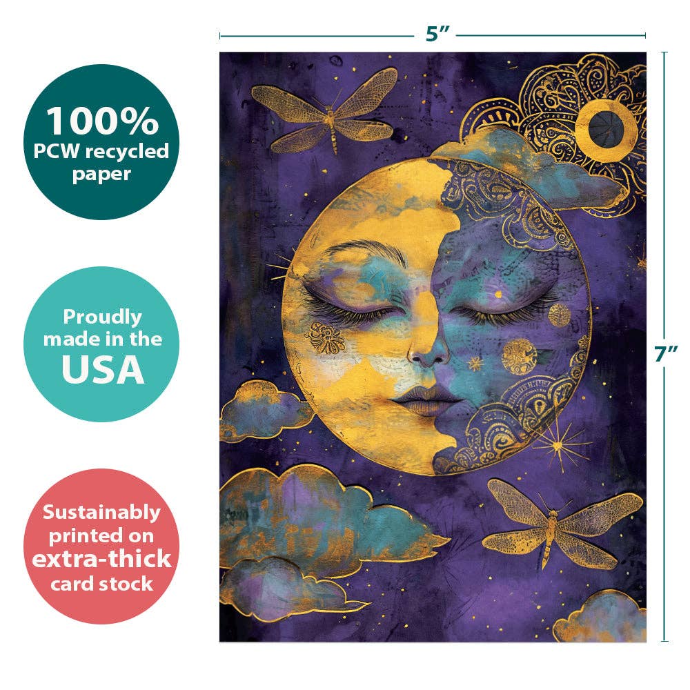 - Serene Moon | All Occasion Greeting Cards |