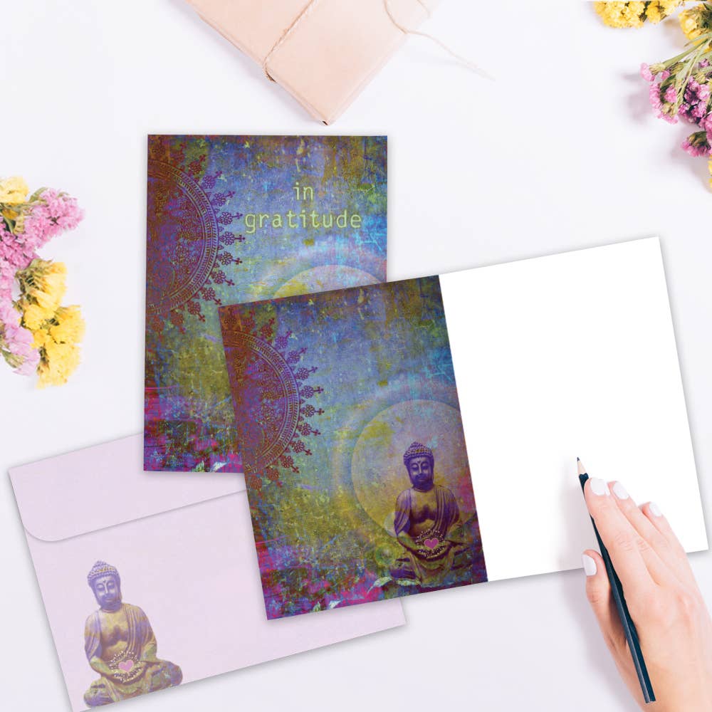 - Gratitude Buddha |  Thank You Cards |